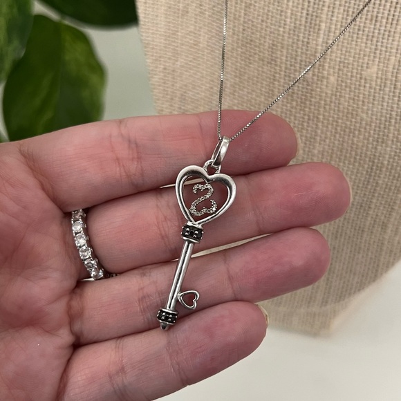 People’s Jewellers Diamond Pendant Necklace, 925 Sterling Silver - Picture 6 of 14